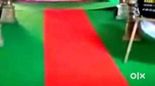 Green and Red Matt for Tent