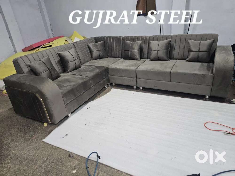 L shape sofa set new brand