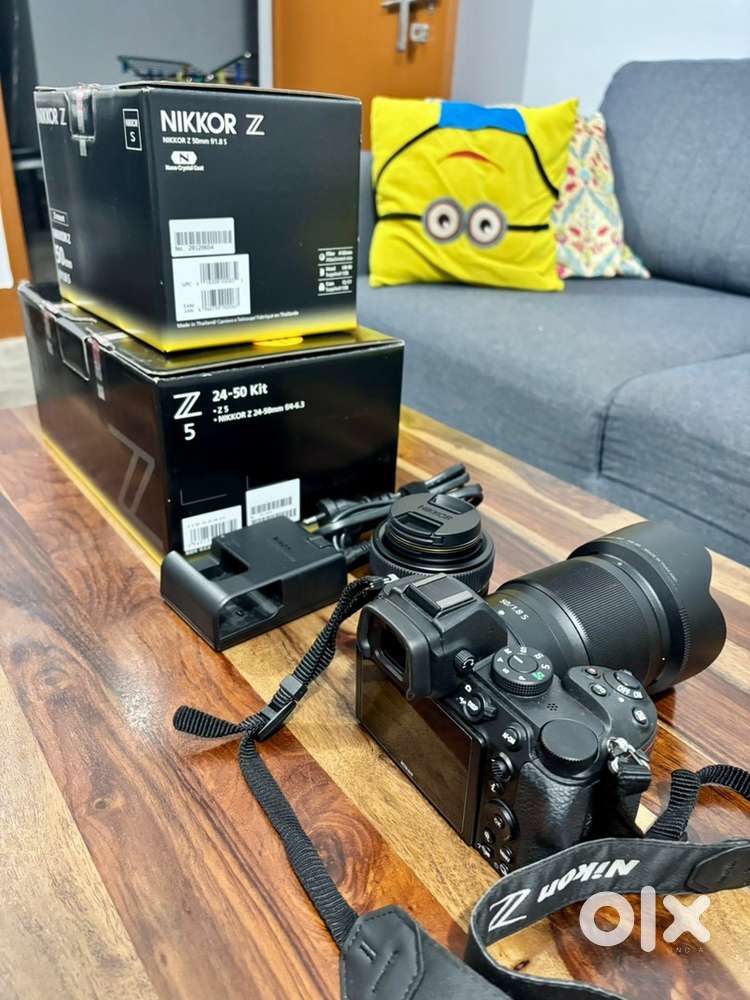 Nikon Z5  Kit Lens 24-50mm  50mm Z 1.8 Lens  Extra Battery