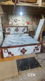 Particle wood bed's have a sturdy frame that provides support and stab