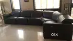 Imported Macy’s Leather Sofa with eletrical recliner