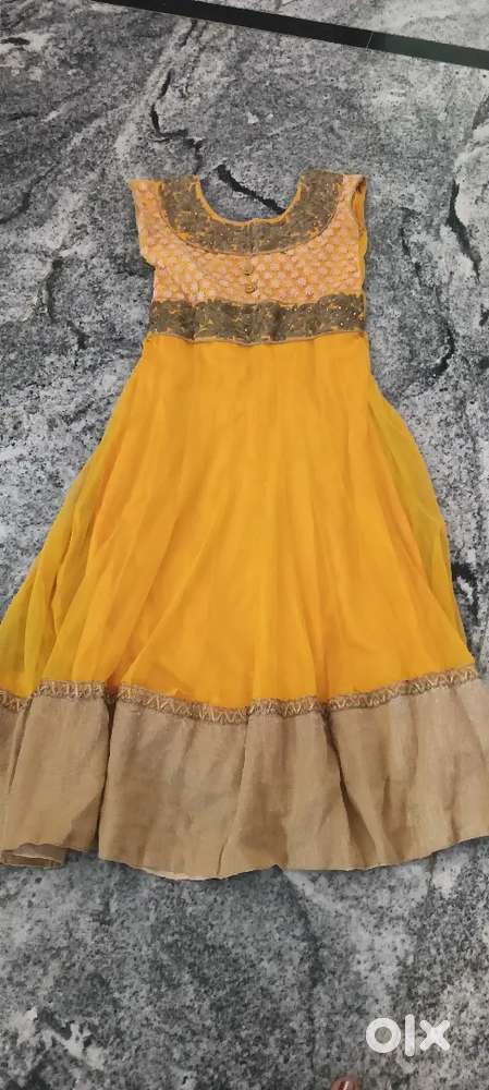 Yellow anarkali