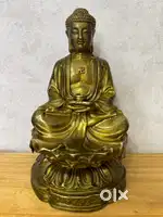 Pure brass buddha statue