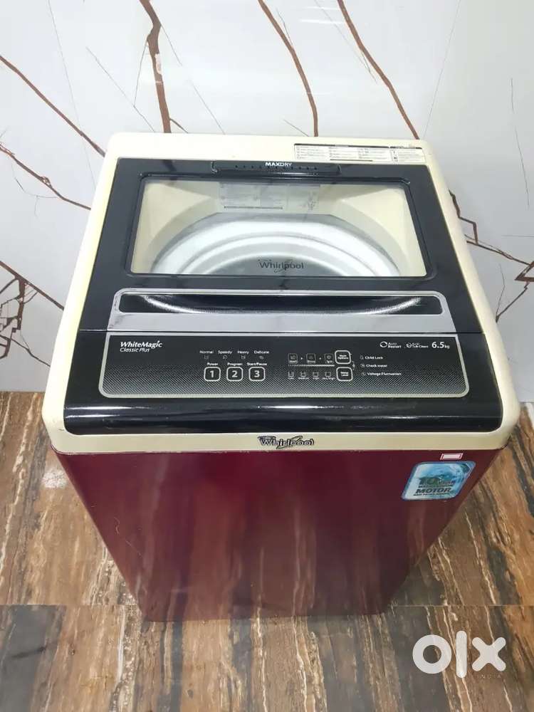 Whirlpool white magic classic plus 6.5kg fully automatic washing machi