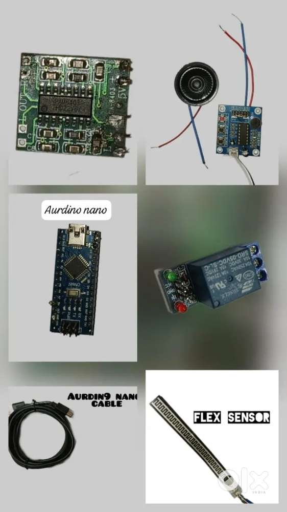 Aurdino with flex sensor kit