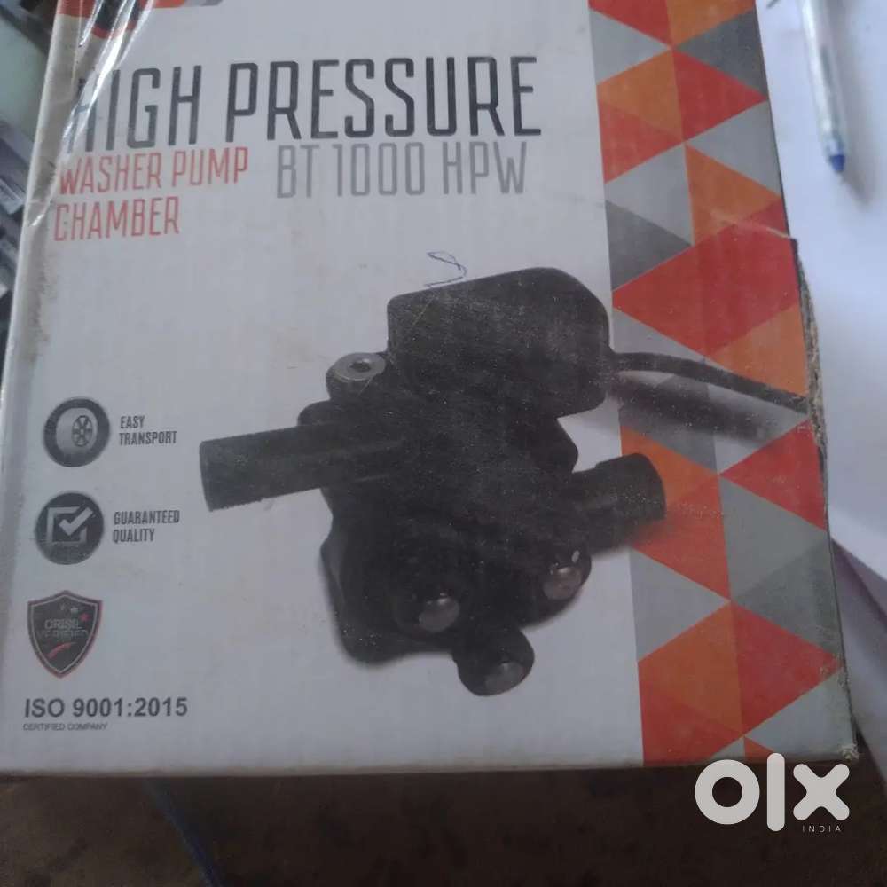 High pressure head washer pump champer