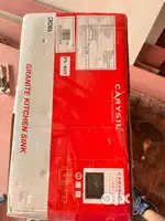 Box pack new Kitchen Sink carysil crom 61cm * 41.7