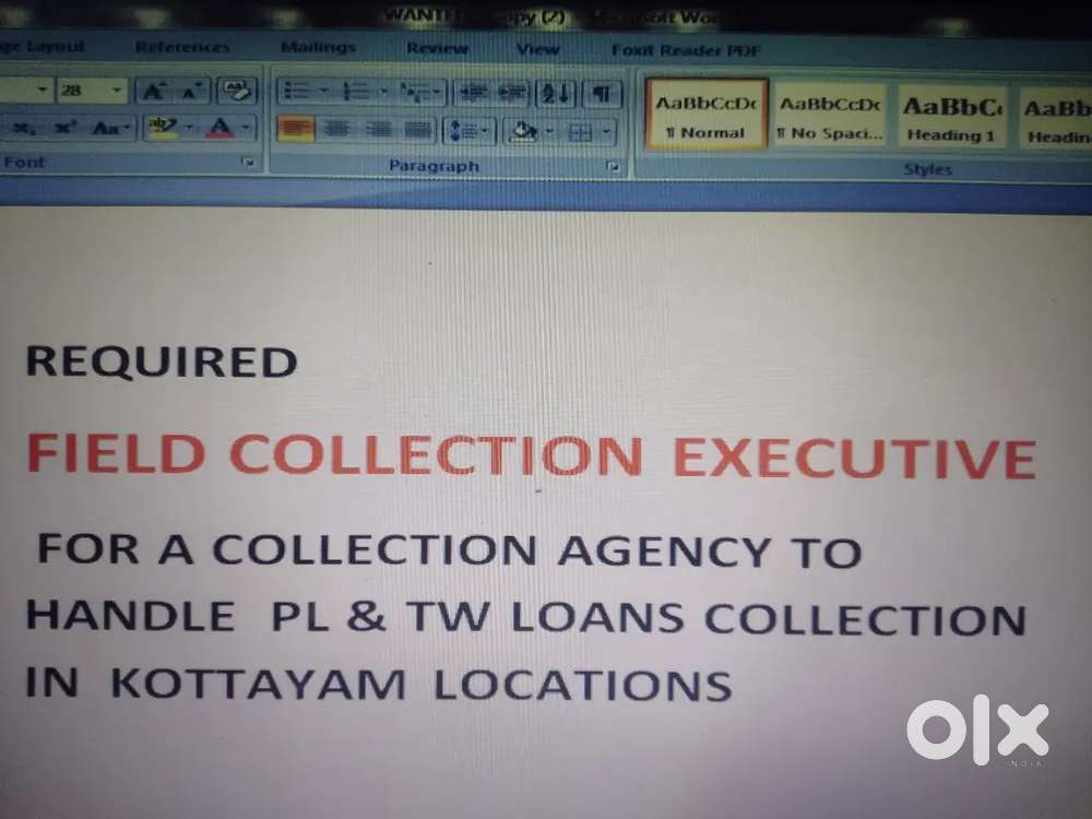 Wanted Field Collection executive