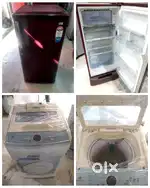 I'd56 samsung top load fully automatic machine & single door fridge