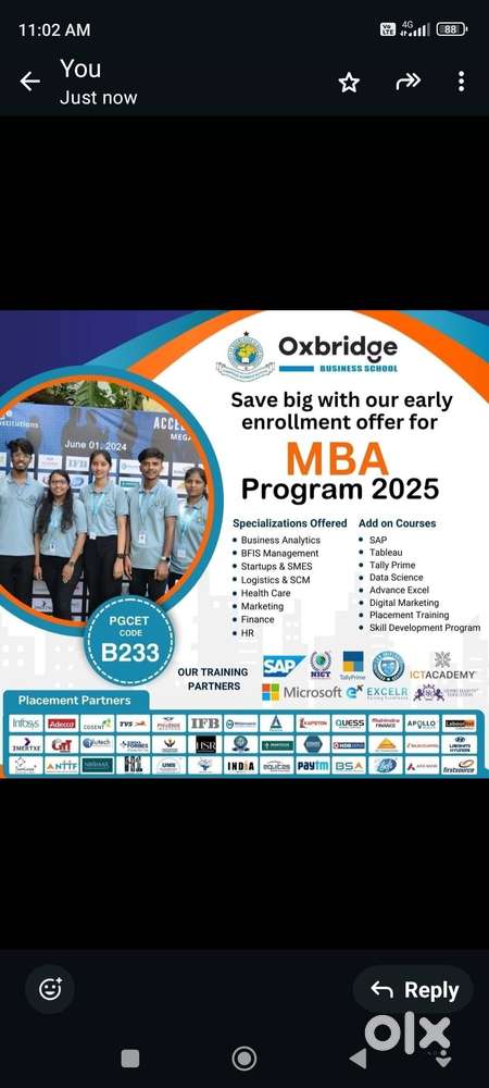 MBA with Part time Job