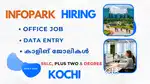 SSLC ABOVE OFFICE JOB AND DATA ENTRY COCHIN INFOPARK FOR FRESHERS