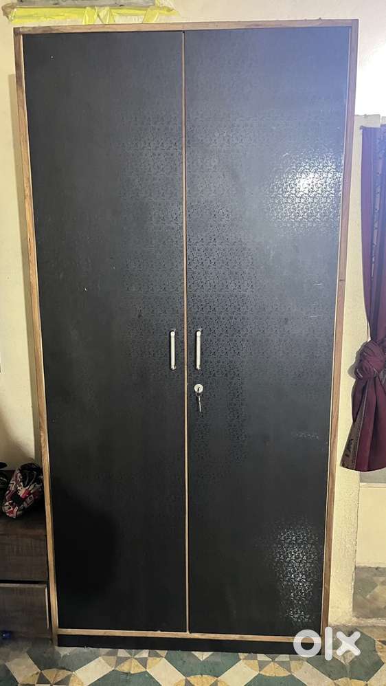 wooden wardrobe