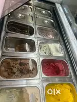 Ice cream Display Counter with 12 flavour