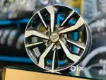 17 inch XUV 300 Diamond Cut OEM Alloy wheels set of 4 lite used