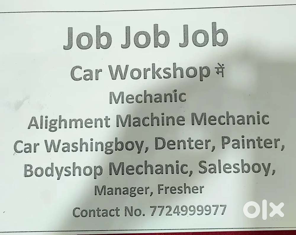 Car washing boy, car mechanic