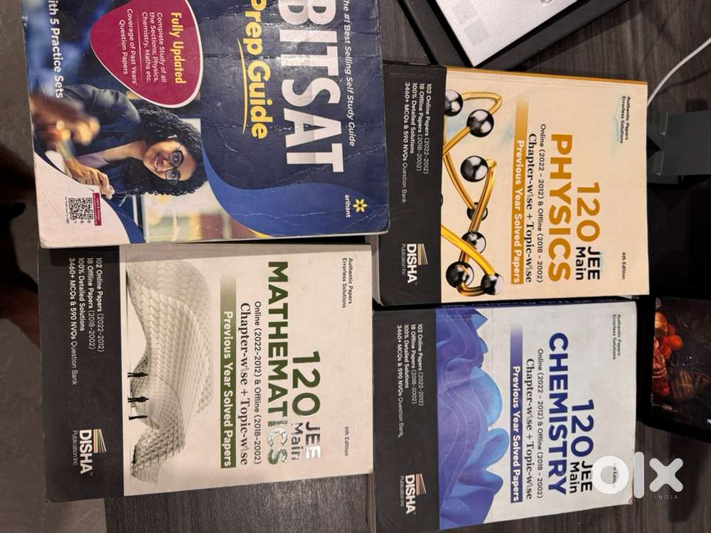 Complete jee and bitsat pyq books