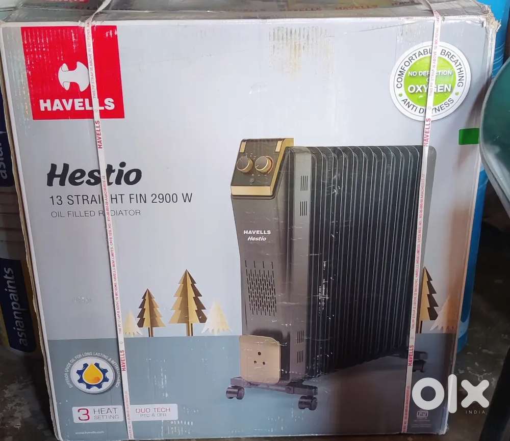 Havells room heater with bill