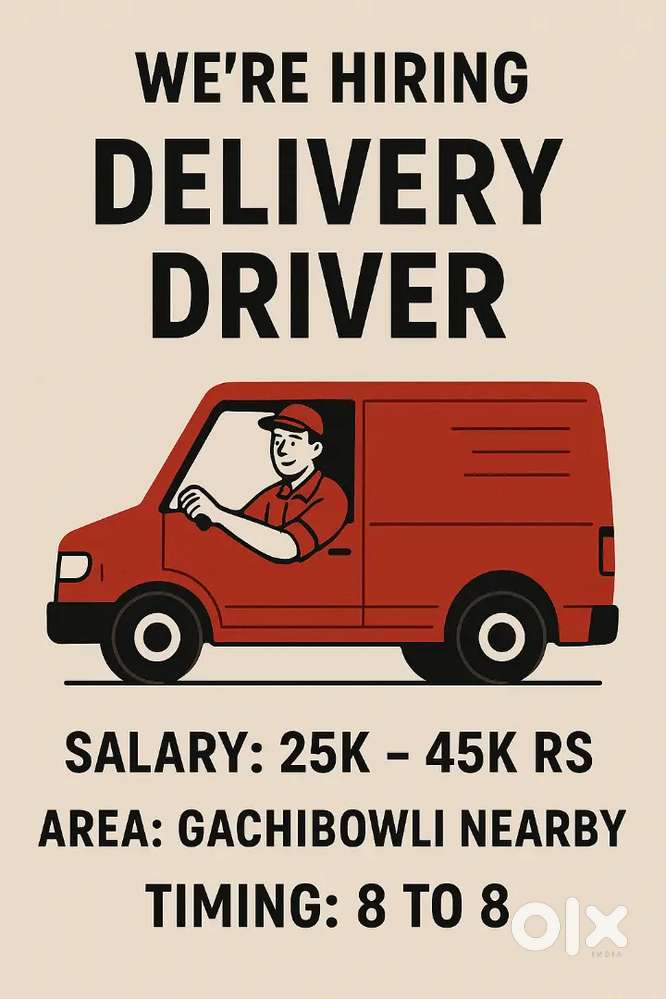 Delivery boy Gachibowli area