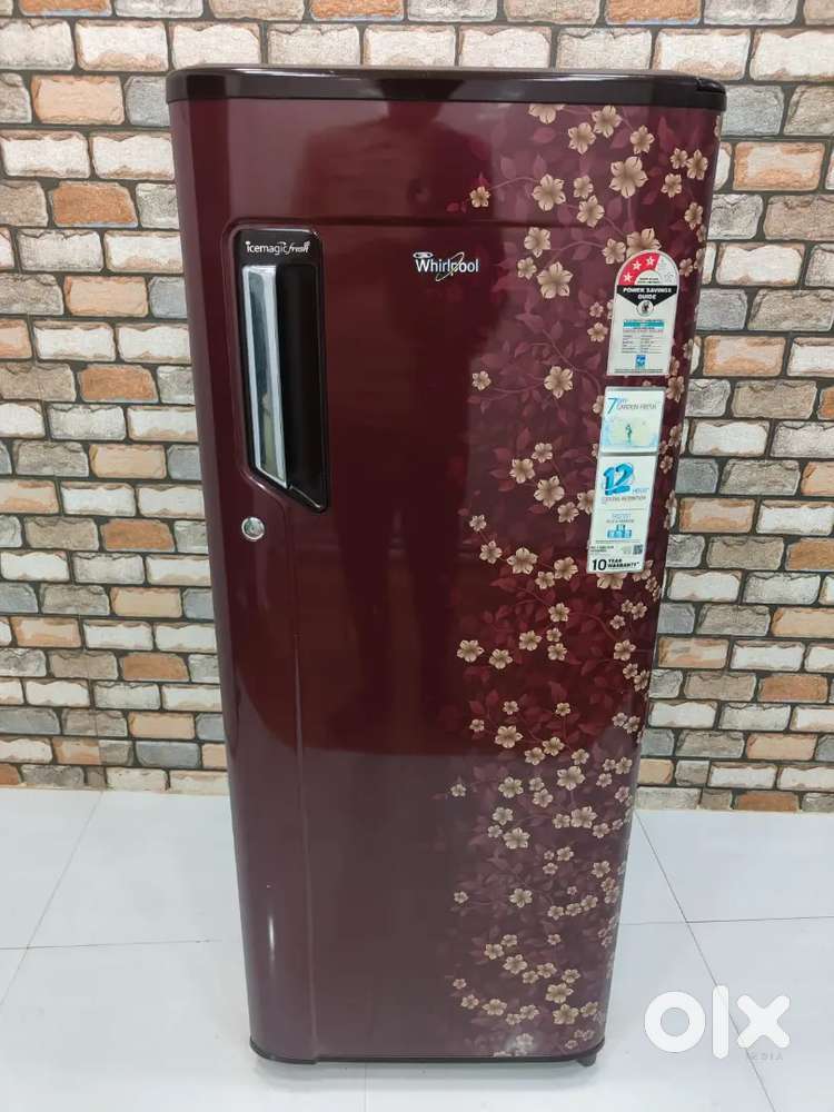 Whirlpool 200 litres+ flower model single door free delivery+cod