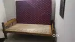 Double cot bed and mattress