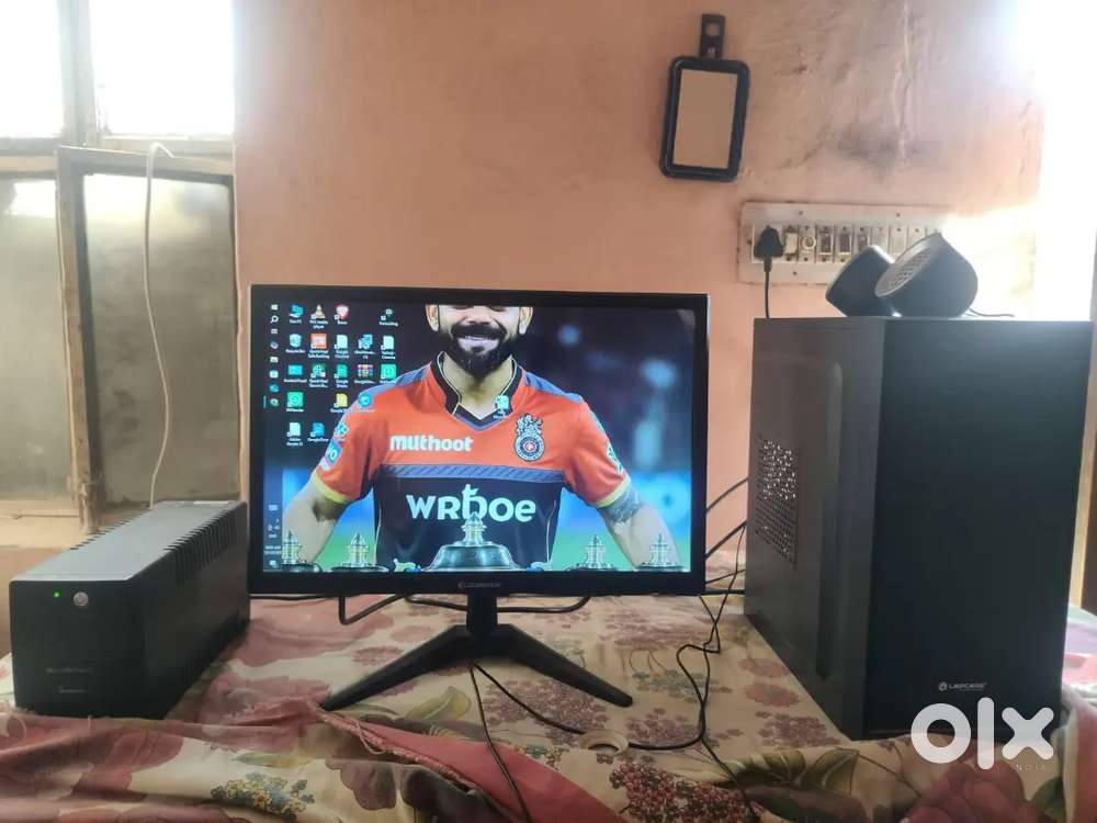 Full Setup PC – CPU + Monitor + UPS + Keyboard Mouse – Ready to Use