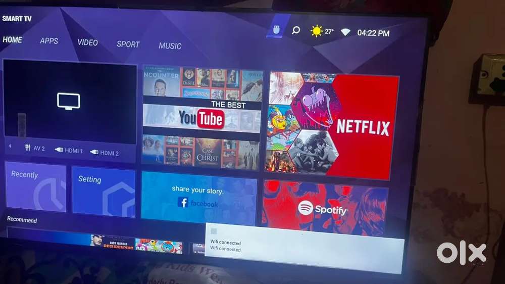 Indicon smart tv 43 inch