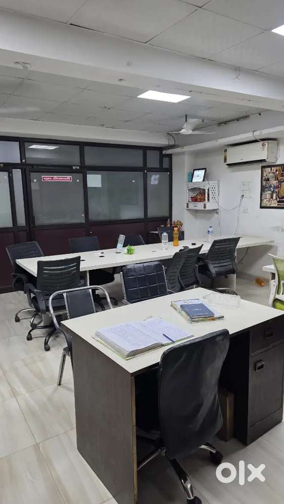 1400 sqft full furnish office 30 work station confrence RM. boss cabin