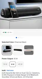 Soundbar unused product boat