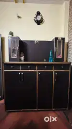 Tv trolley with cabinets and drawers