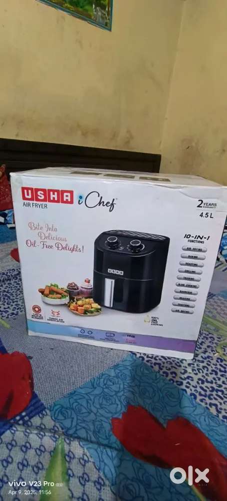Usha I Chef Air Fryer oil Free Delight 4.5