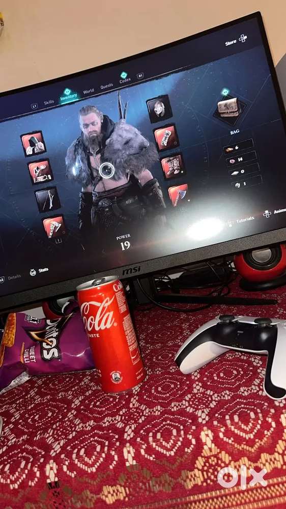 Curve gaming display msi