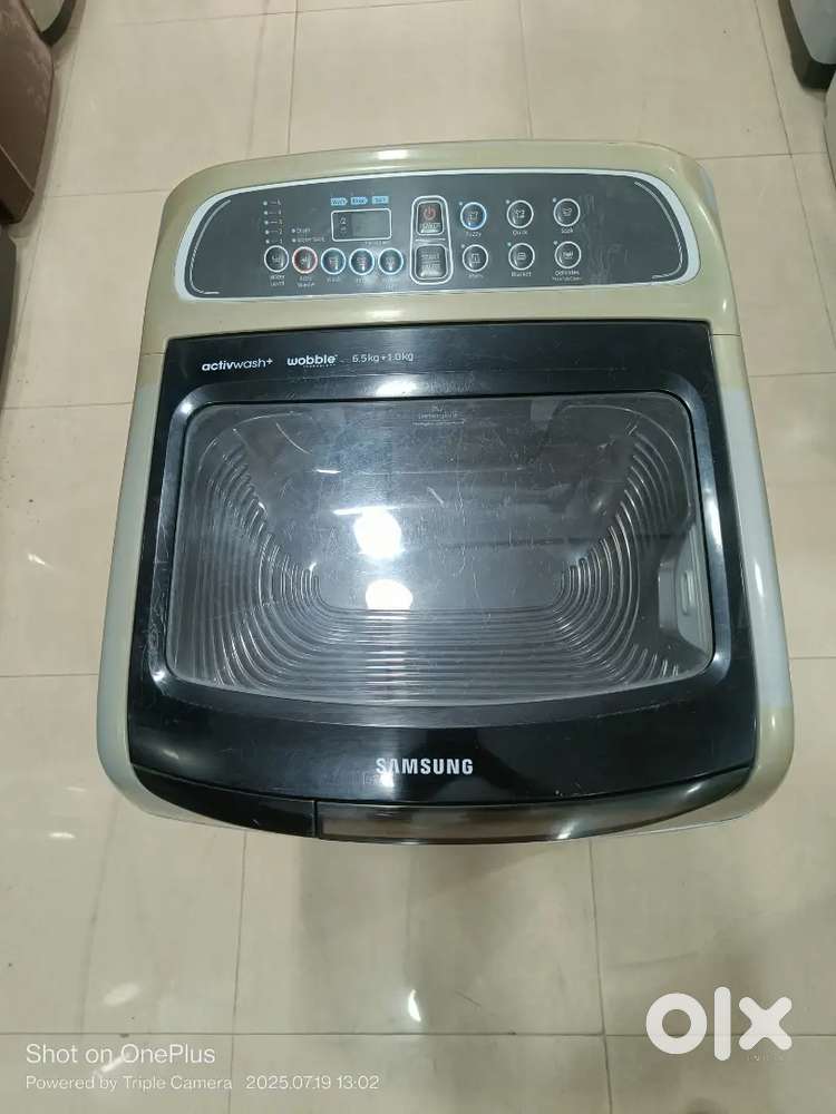 Get a branded washing machine samsung refurbished top load 6kg+1.0kg