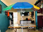New stall folding table 62/123 with new umbrella with stand