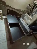 Folding double bed