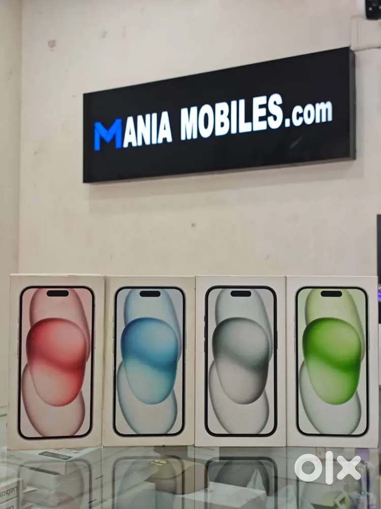 MANIA MOBILES iPhone 15 128 gb sealed and Open boxes available