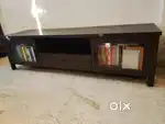 Almost new TV Unit, Large 63 in x 18 in, Urban Ladder, with Glass