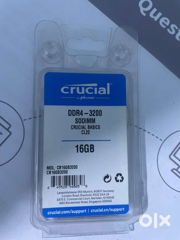 Crucial 16GB