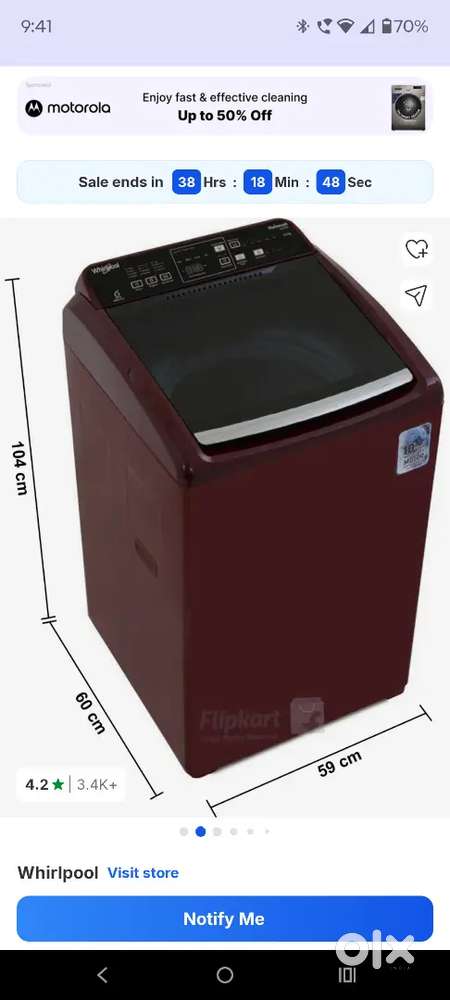 whirlpool model 31240