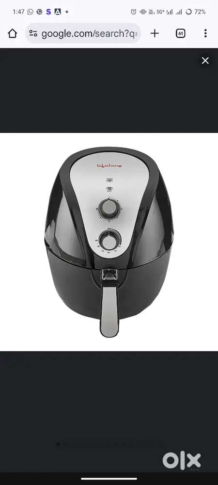 Lifelong 4.5 litter airfryer
