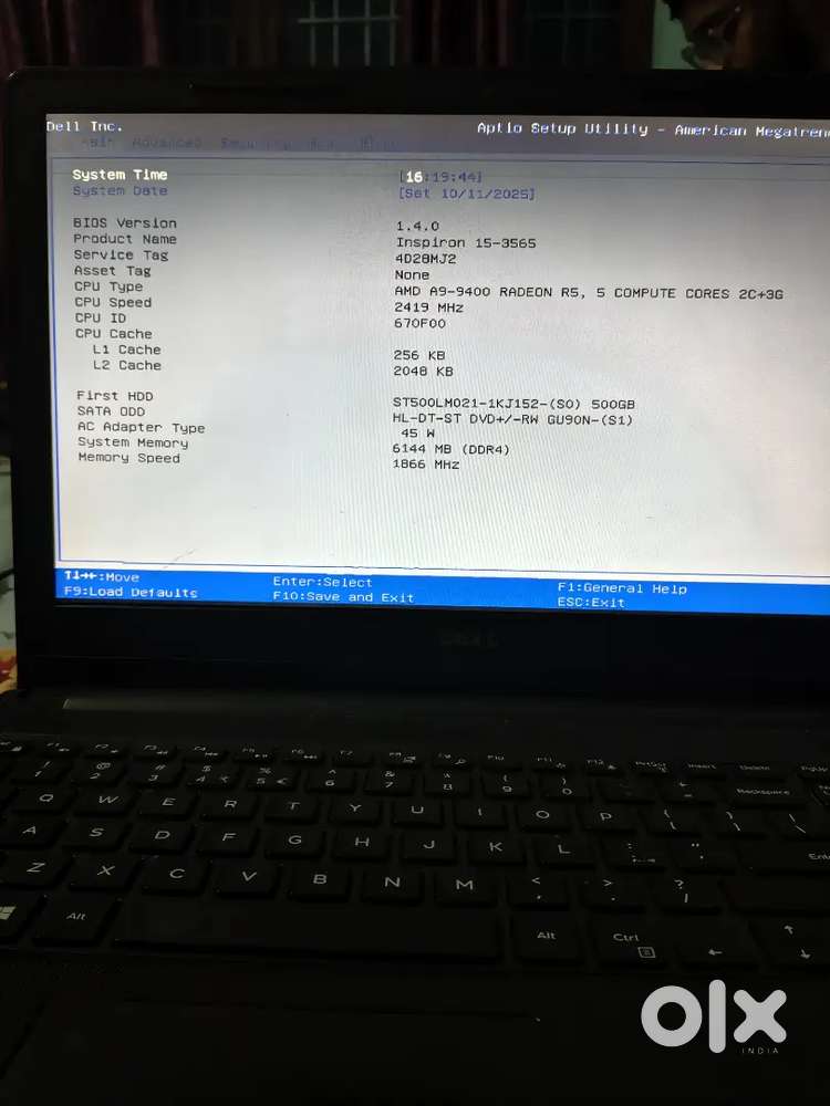 Dell inspiron 15 -3565