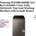 Sumsung WA10BG4686BR 10.0kg Eco bubble 5star fully Automatic Top load