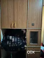 Computer stand and fridge