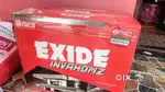 Exide Brand 12V 900 VA sine wave Inverter and 100mah Battery