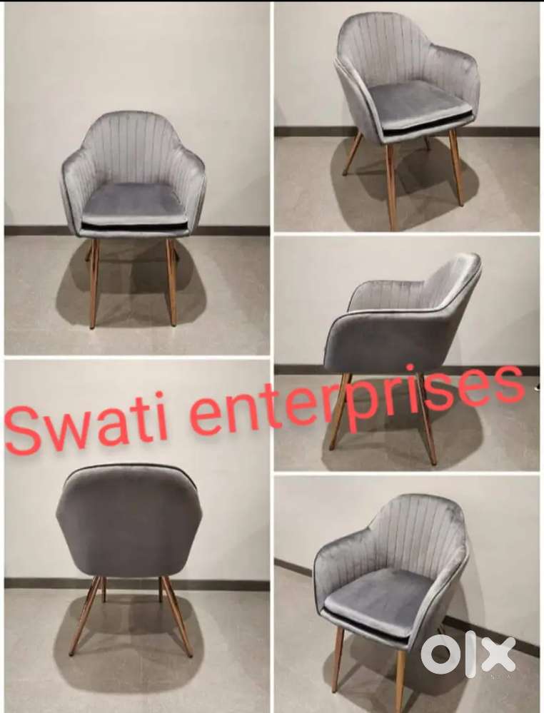New grey lounge chair cafe chair restaurant cafe furniture