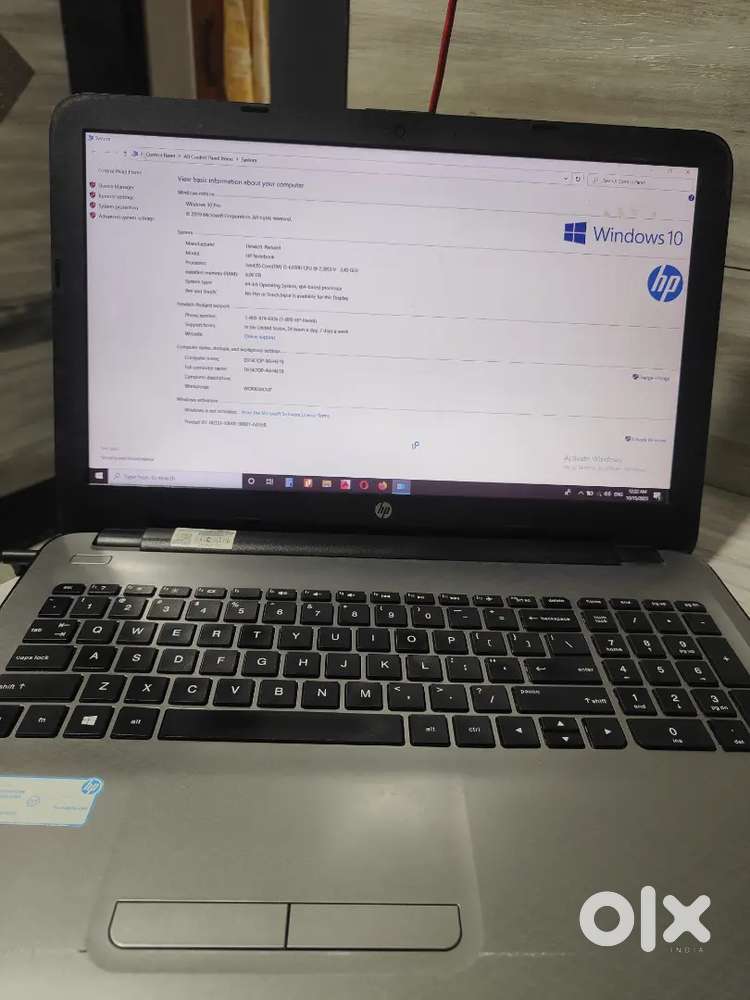 Hp laptop i5 8 gb ram 250 gb samsung ssd with integrated graphics
