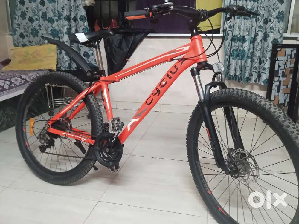 Capture bicycle for boys in orange colour