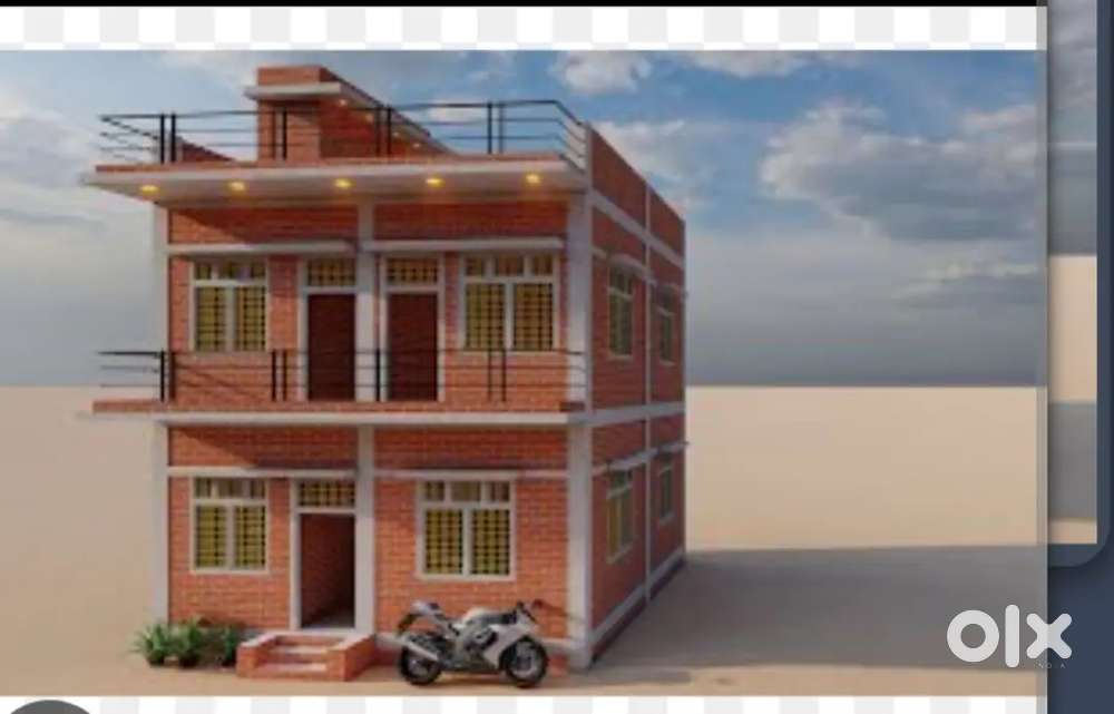700 स्क्वायर फीट में बना हुआ दो मंजिला मकान बिकाऊ है