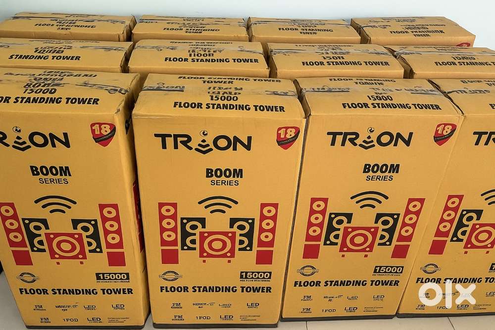 Boom Series 15000 Watts PMPO Speakers with Mic