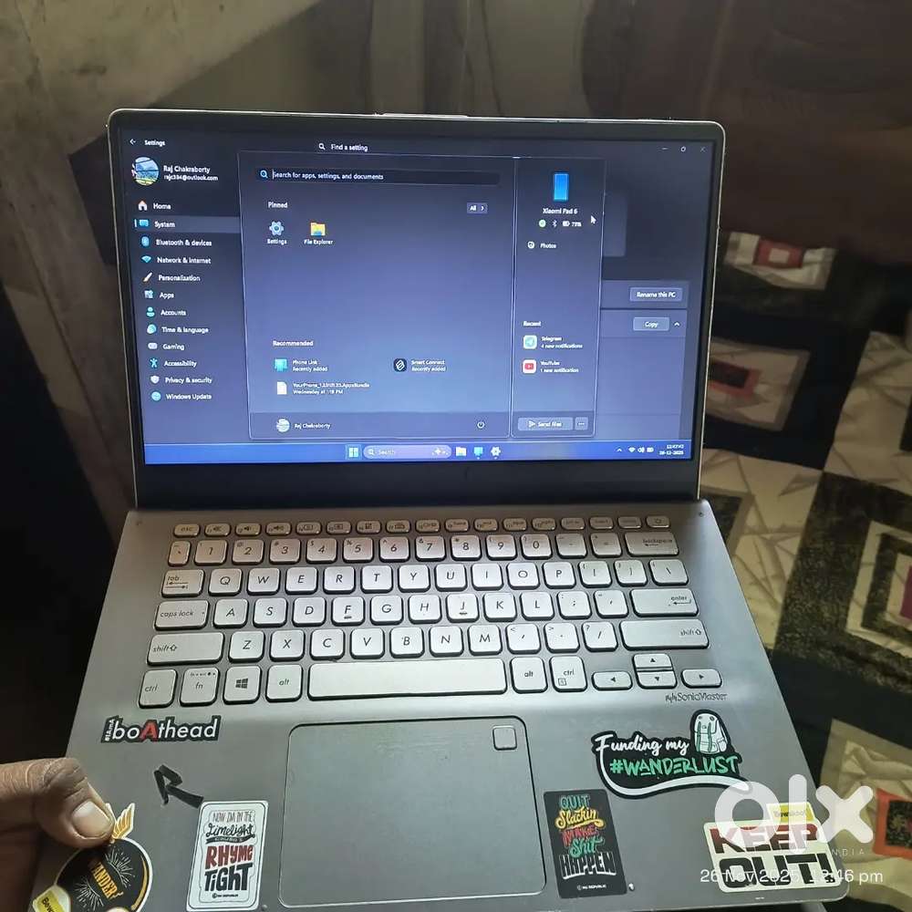 Asus vivobook 14 intel i5 8th gen 128 GB NVME SSD