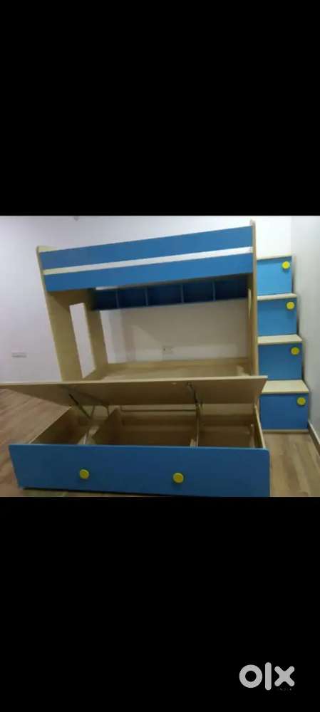 Bunk bed with storage